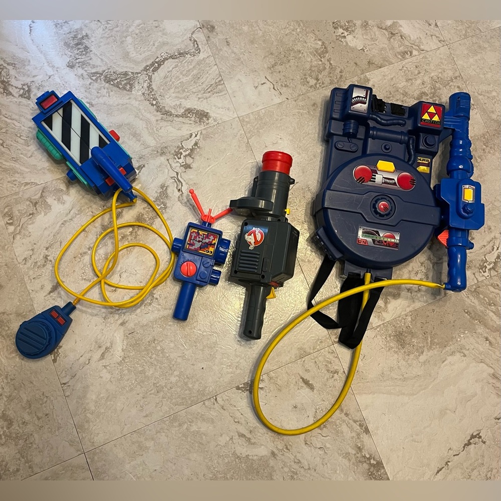 Ghostbusters Vintage Original 1989 Four Piece Play Set